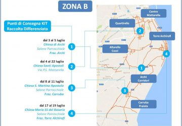 Riposto: entro luglio raccolta differenziata al via anche nelle frazioni. Avviata la distribuzione dei kit