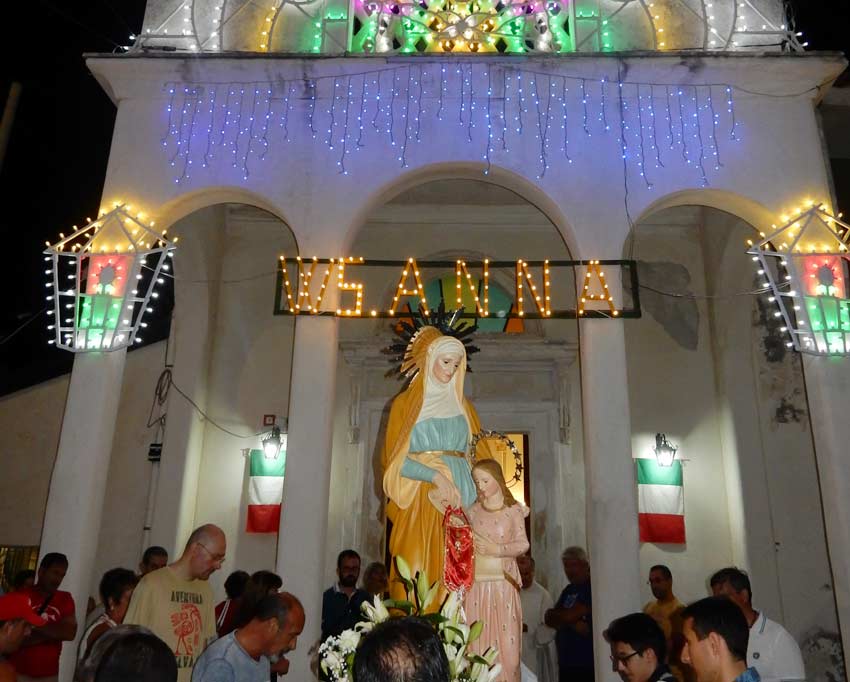 Sant’Anna, partecipata la festa della patrona del borgo mascalese