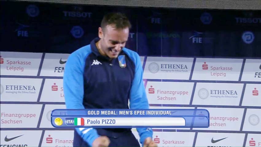 Il catanese Paolo Pizzo si laurea di nuovo campione mondiale di spada