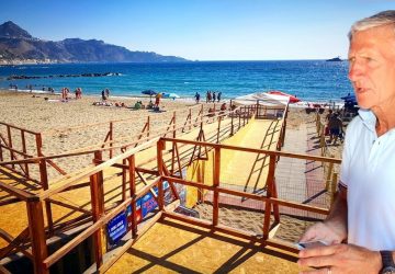 Giardini Naxos: la spiaggia di San Pancrazio pienamente accessibile ai disabili