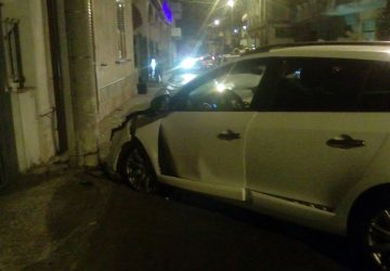 Riposto, incidente autonomo in via Marco Polo: un ferito lieve