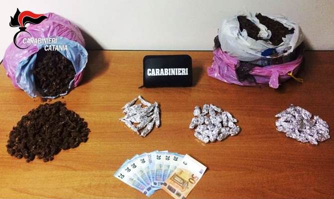 Catania, arrestati quattro spacciatori a Librino e recuperati 6 kg di marijuana