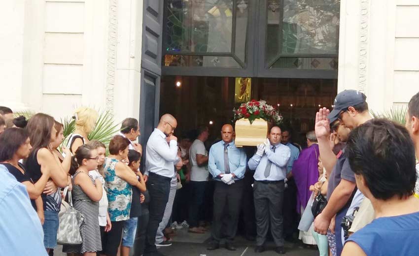 Mascali: commovente addio a Letizia Gerami, vittima della cronoscalata a Piedimonte