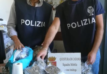 Catania, duro colpo ai "signori della droga":  sequestrati 5 chili di marijuana. Manette per Giuseppe Nizzari