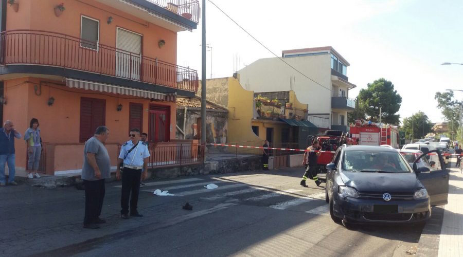 Mascali, in Rianimazione il pedone investito ieri a S. Anna