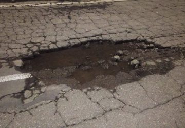 Puntalazzo di Mascali: permane la voragine sulla SP 155