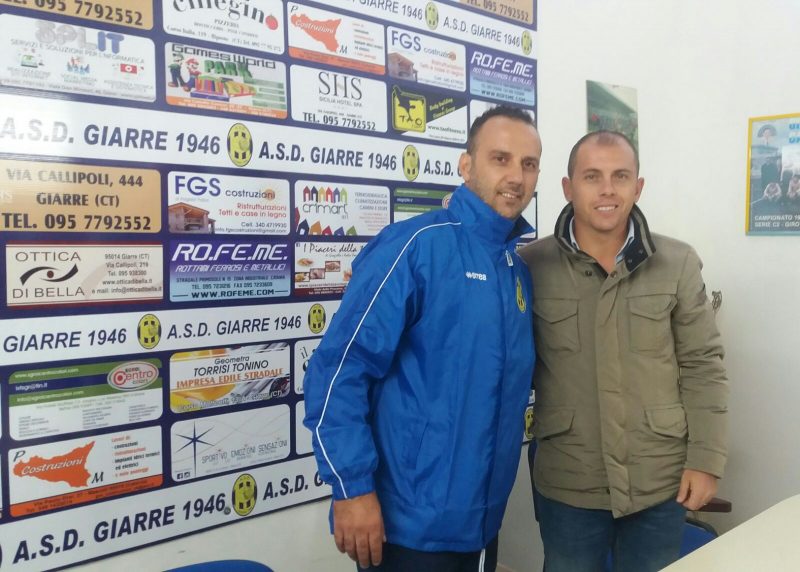 Colpaccio del Giarre calcio: Giuseppe Mascara è il nuovo allenatore
