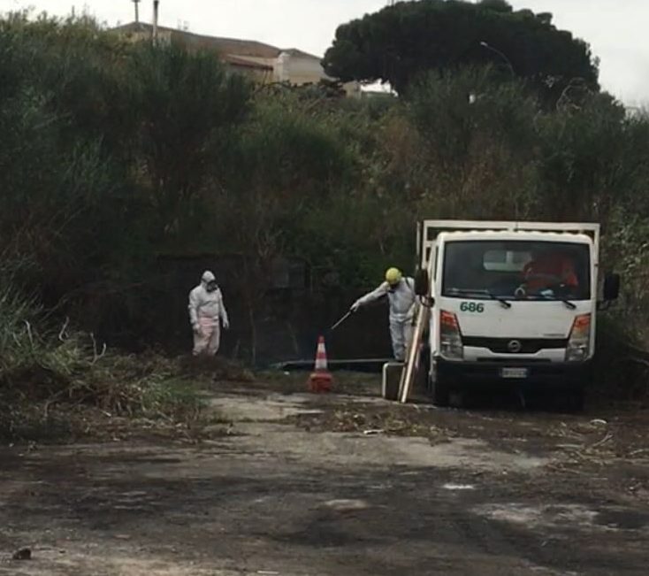 Area via Lisi, al via la rimozione delle lastre di eternit