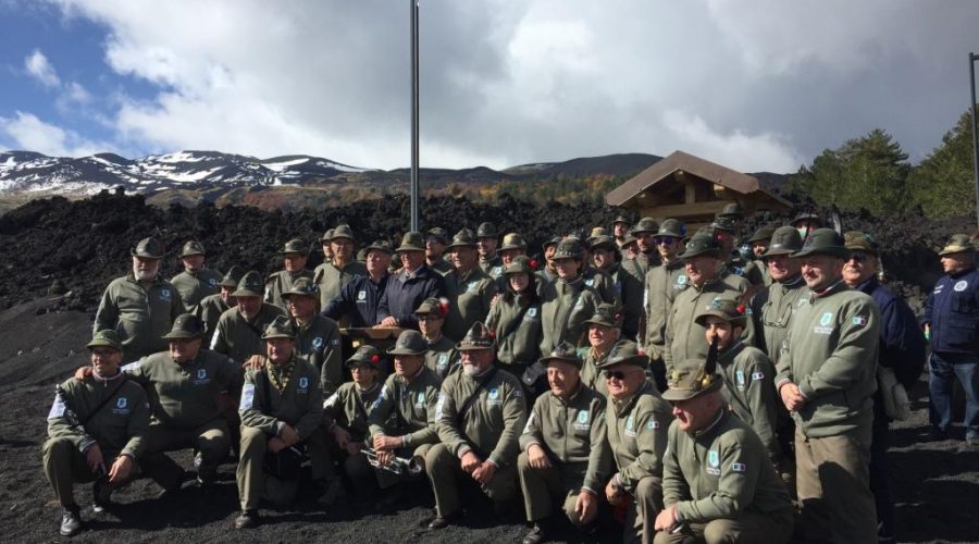 Gli Alpini a Linguaglossa Etna Nord per il Centenario della Grande Guerra