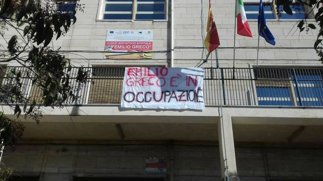 San Giovanni La Punta In Occupazione Il Liceo Emilio Greco