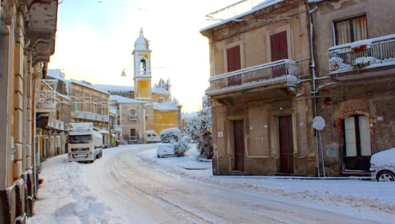 Quattordici Comuni etnei “rimborsati” per l’emergenza neve dello scorso gennaio