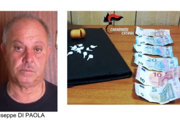 Parcheggiatore abusivo spaccia “coca” dinanzi il cimitero: un arresto ad Aci Sant’Antonio