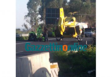 A18, altro grave incidente tra Acireale e Catania: intervento di elisoccorso e vigili del fuoco. Grave un 73enne giarrese VIDEO