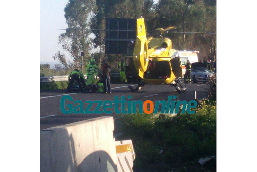 A18, altro grave incidente tra Acireale e Catania: intervento di elisoccorso e vigili del fuoco. Grave un 73enne giarrese VIDEO