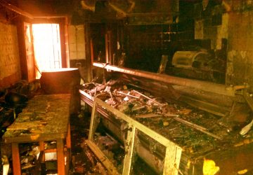 Linguaglossa: macelleria devastata da un incendio di matrice chiaramente dolosa