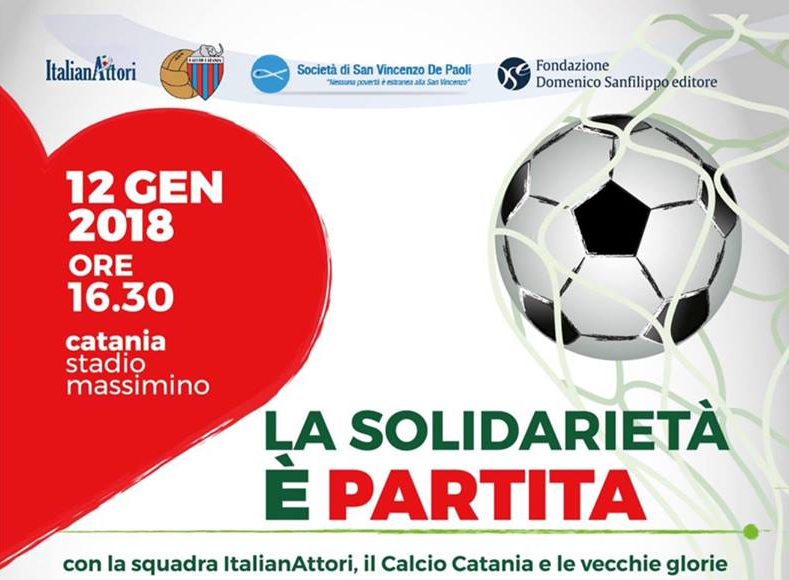 Catania, oggi la solidarietà scende in campo al Massimino