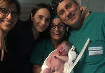 Mariagrazia, la prima nata del 2018 a Catania