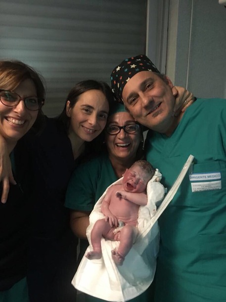 Mariagrazia, la prima nata del 2018 a Catania