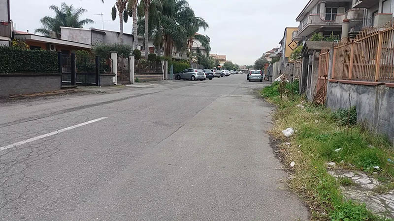 Mascali: via Vespucci l’eterna incompiuta