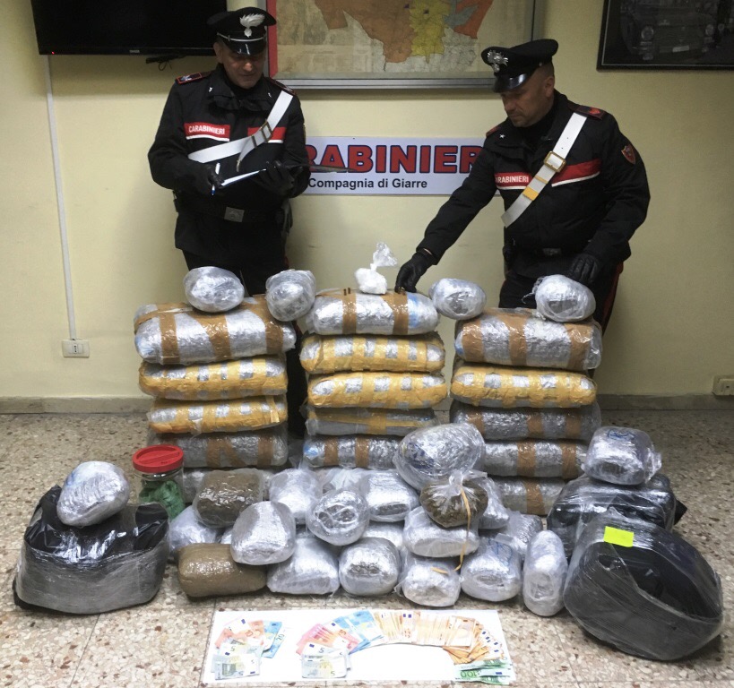 Nel triangolo Giarre, Riposto e Mascali un fiume di droga