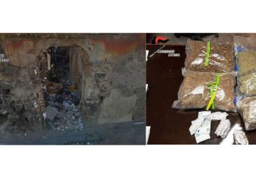 Catania, 17enne arrestato mentre spaccia al &ldquo;Tondicello&rdquo;. Nel &ldquo;suo&rdquo; rudere-deposito sequestrati oltre 2,5 Kg di marijuana