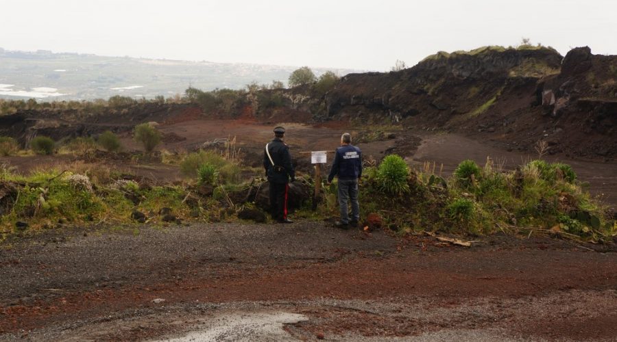 Mascali, sequestrate altre due cave. Denunciati padre e figlio