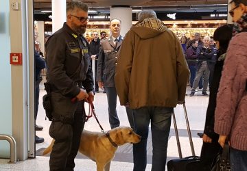 Catania, controlli serrati antidroga della Gdf in aeroporto