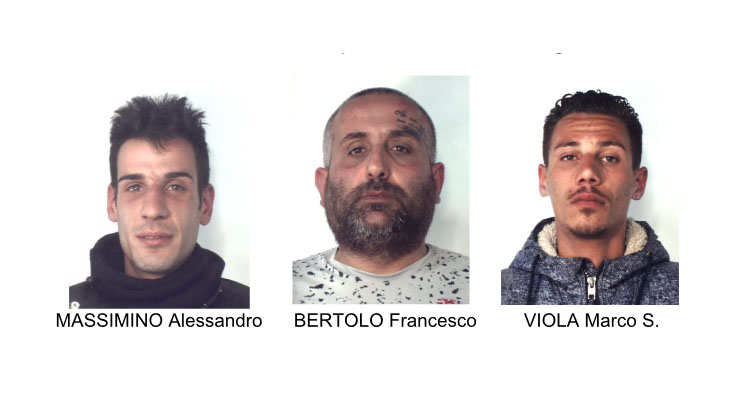 Catania, beccati dai carabinieri tre spacciatori in via Alogna