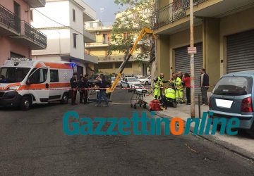 Giarre, grave incidente sul lavoro: operato ieri sera il manovale di Macchia  VIDEO