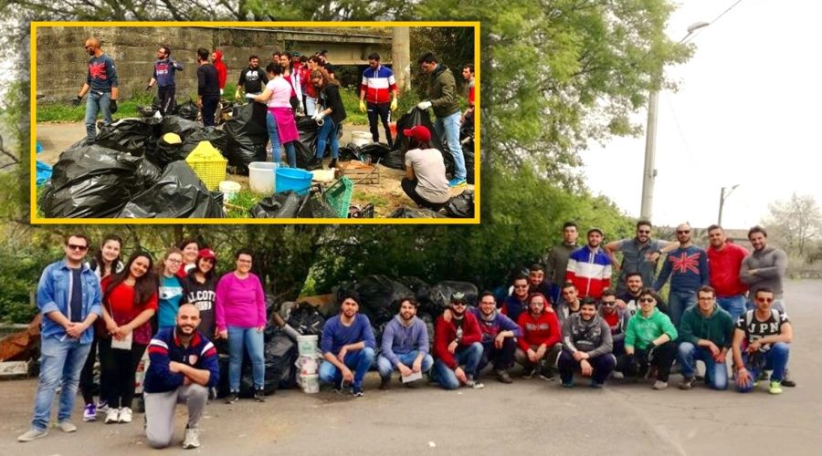 Linguaglossa: una domenica di volontariato per risanare il torrente San Leonardo