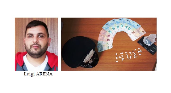 Aci Catena, un arresto per spaccio di cocaina