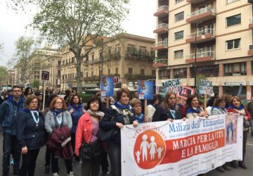 Palermo, ieri si &egrave; tenuta la Marcia per la Vita e la Famiglia