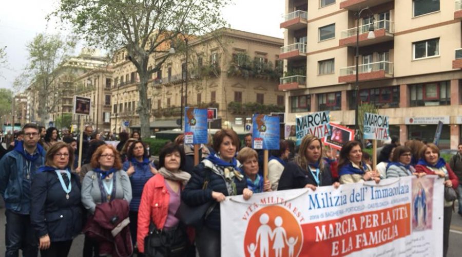 Palermo, ieri si è tenuta la Marcia per la Vita e la Famiglia