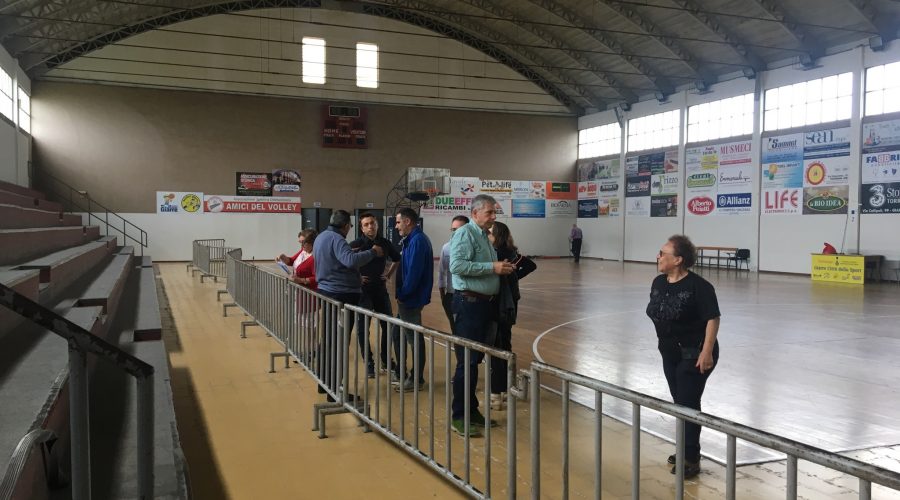 Giarre, sopralluogo della IV Commissione al PalaCannavò