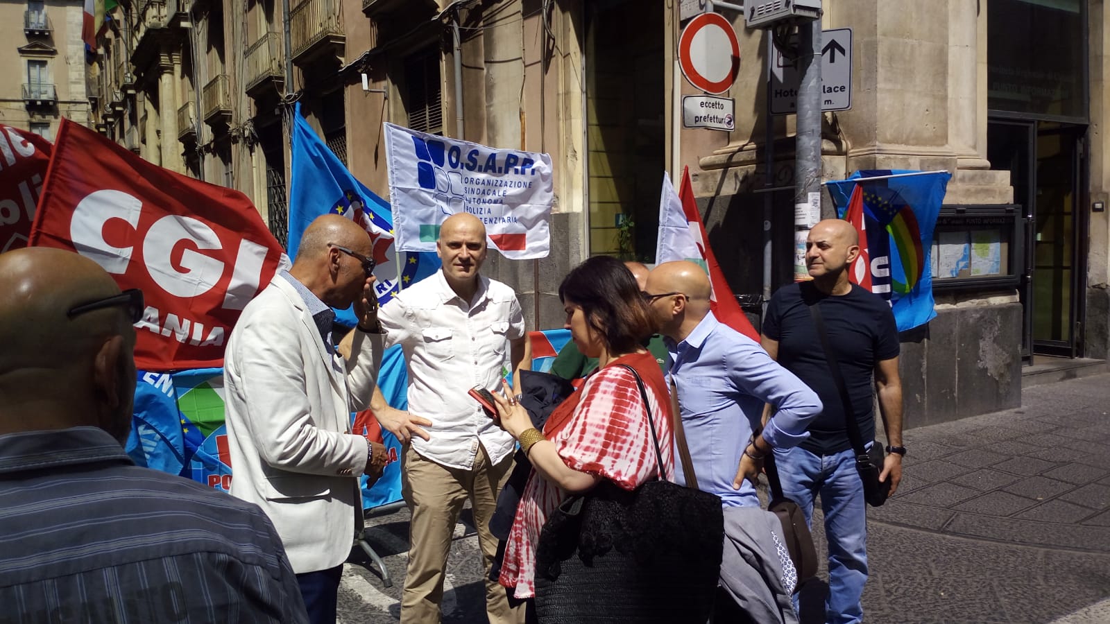 Carcere di Giarre: oggi sit in della Polizia Penitenziaria in Prefettura a Catania