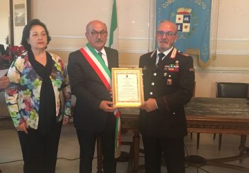 Riposto, Cittadinanza Onoraria al Luogotenente dei Carabinieri Mario Torrisi
