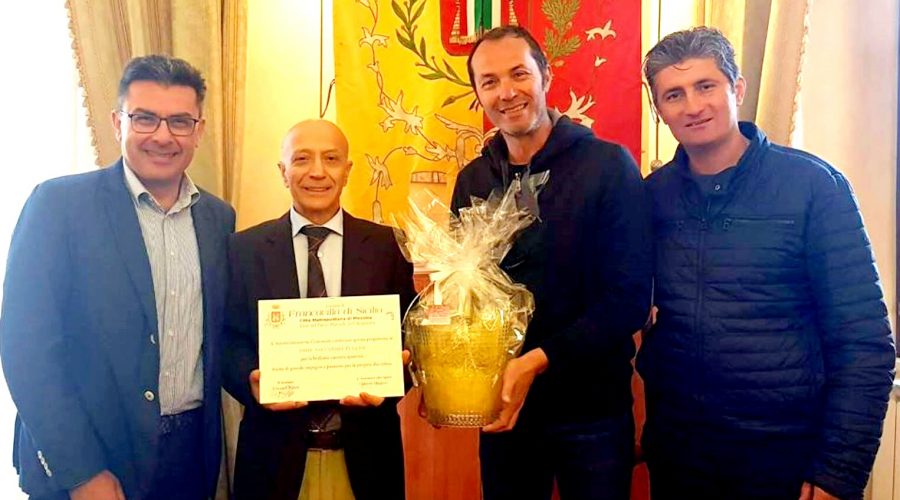 Francavilla di Sicilia “festeggia” i successi sportivi di Salvatore Ferruccio Puglisi
