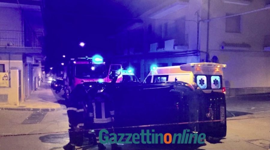 Giarre, pauroso incidente in via Luigi Orlando: tre feriti VIDEO