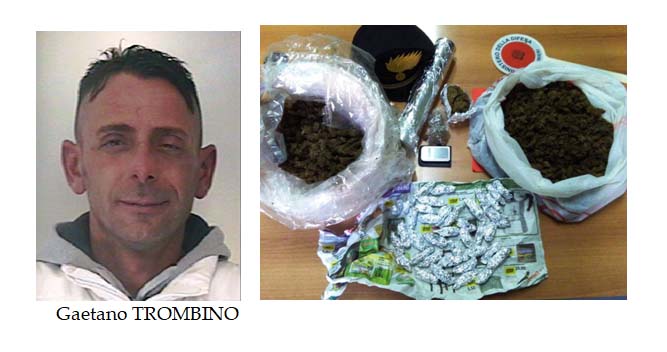 Nascondeva in casa 1,5 Kg di marijuana: pregiudicato in manette