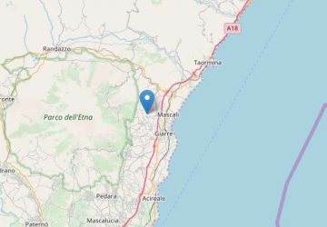 Lieve scossa di terremoto con epicentro a Sant'Alfio