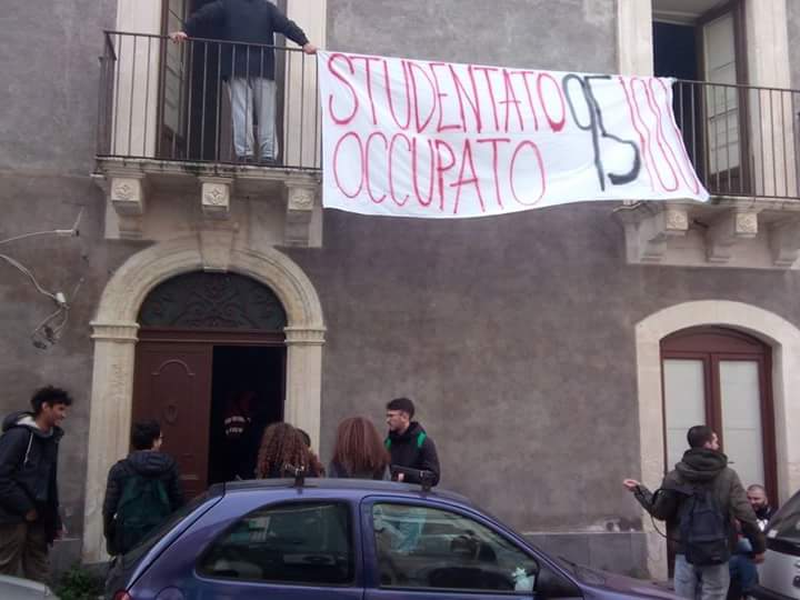 Catania, aria di sgombero allo Studentato Occupato….