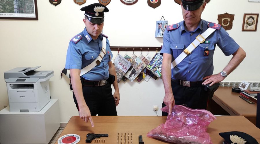 Gaggi, un arresto per detenzione abusiva di armi e droga