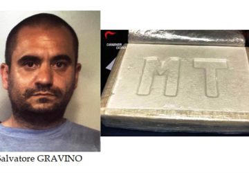 Operazione antidroga: sequestrato un chilogrammo di cocaina. Corriere catanese in manette