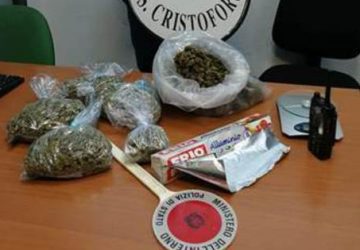 Catania, un kg marijuana in trolley: cane la fiuta. Denunciato 25enne