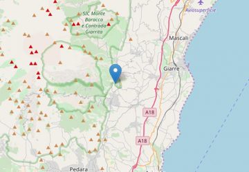 Tre scosse di terremoto stamane: la pi&ugrave; intensa con epicentro a Milo