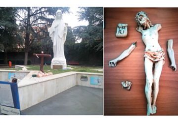 Sfregia pi&ugrave; volte il Cristo posto ai piedi della Madonna: carabinieri beccano in flagrante il vandalo