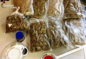 Catania, nascondeva in casa 2,5 Kg di &ldquo;fumo&rdquo;: pusher in manette