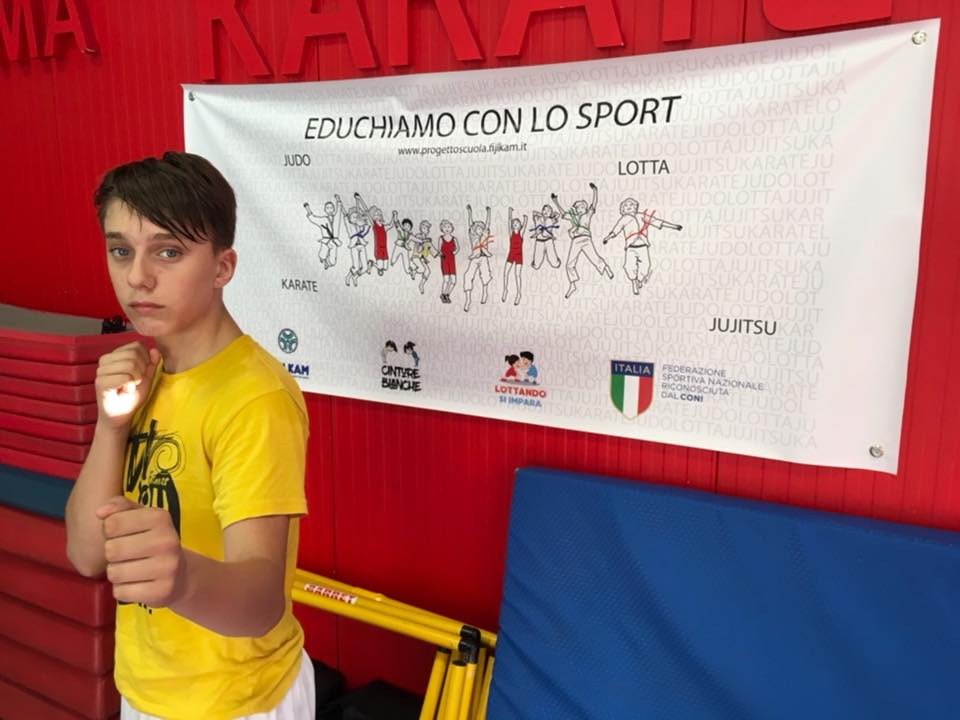 Karate, il giovane giarrese Flavio Previtera conquista il bronzo di categoria