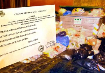 Rifiuti a Francavilla di Sicilia: &ldquo;esercitazioni&rdquo; in vista della raccolta differenziata
