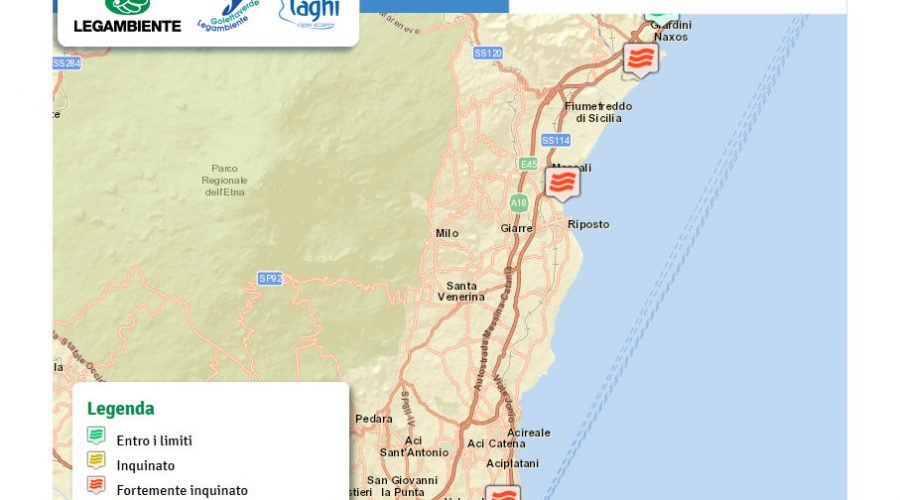 Monitoraggio di Goletta Verde: su 26 punti monitorati, 17 fortemente inquinati LE ZONE INTERESSATE